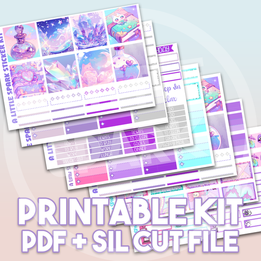 Vertical PRINTABLE Kit: Mystic