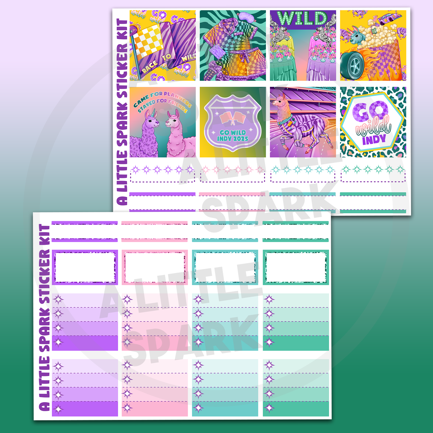 Vertical PRINTABLE Kit: Wild Tracks