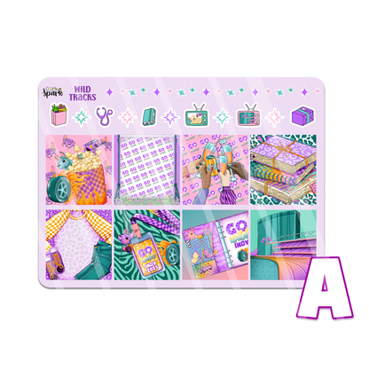 (A) Wild Tracks Sticker Kit