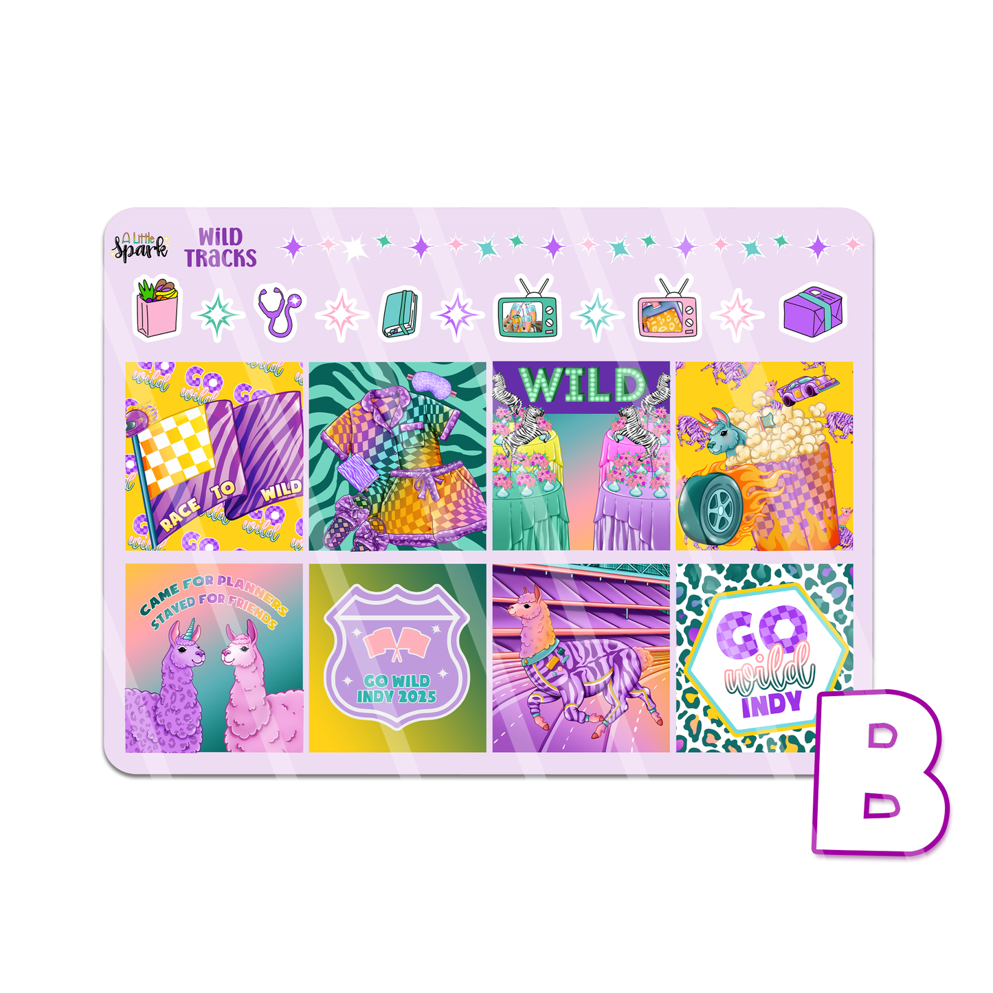 (B) Wild Tracks Sticker Kit