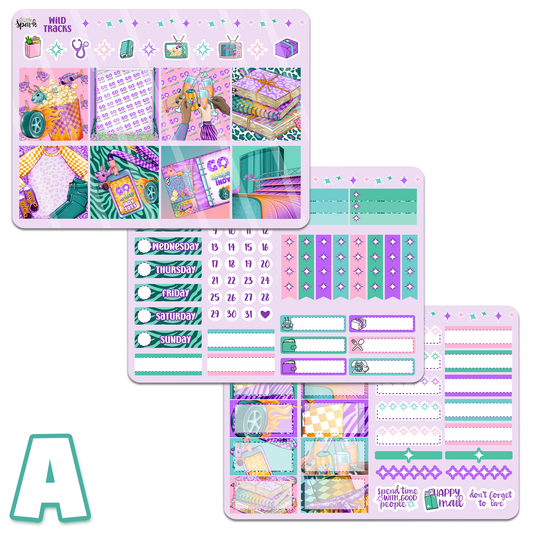 (A) Wild Tracks Sticker Kit