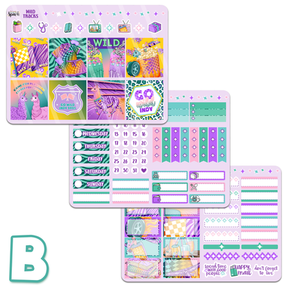 (B) Wild Tracks Sticker Kit