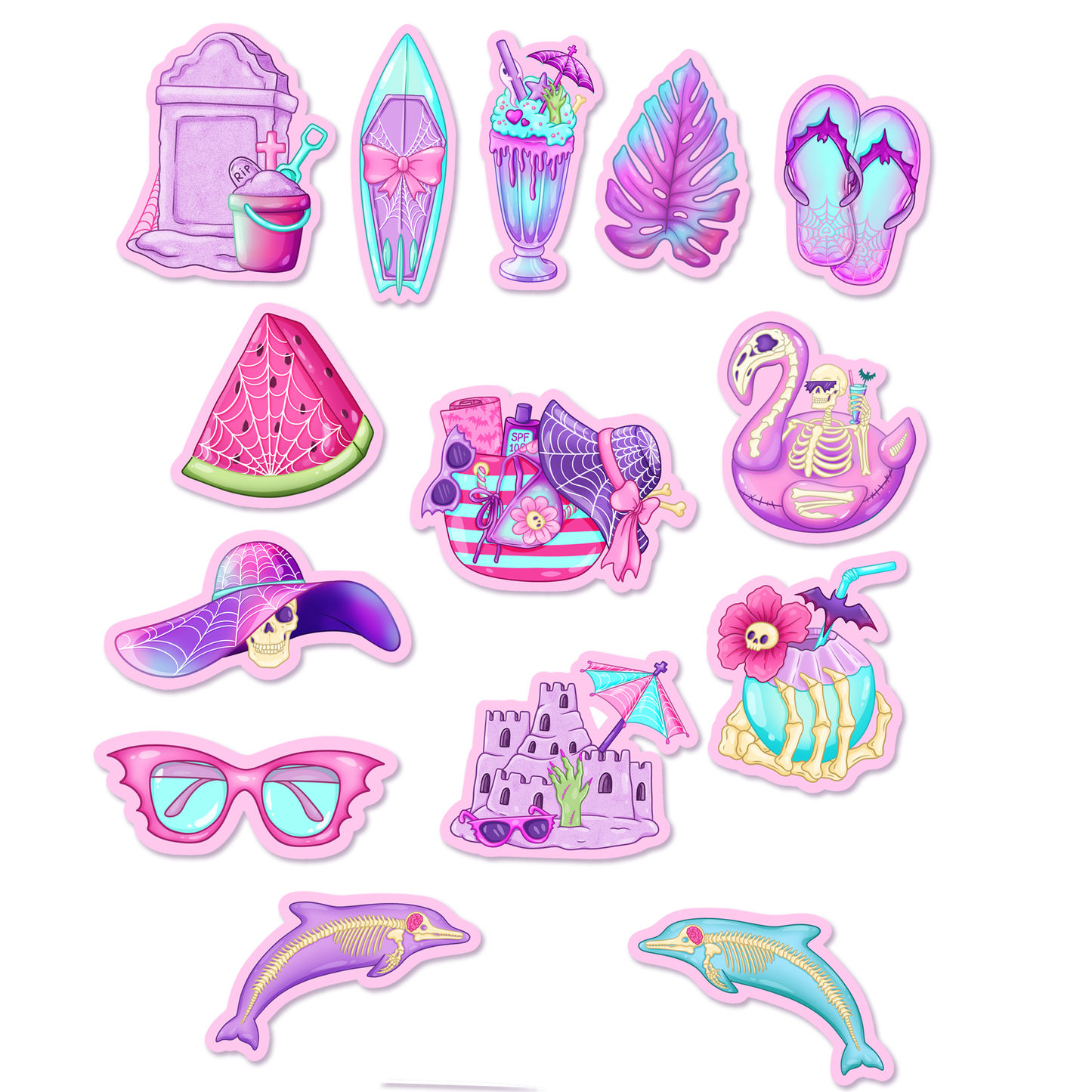 Creepy Cove:  Sticker Pack