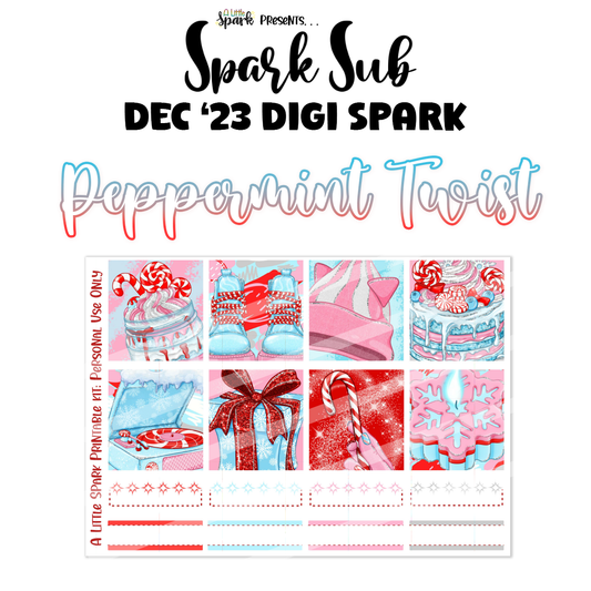 Digi Spark: Peppermint Twist ONE TIME PURCHASE