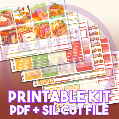 Vertical PRINTABLE Kit: Fall Pages