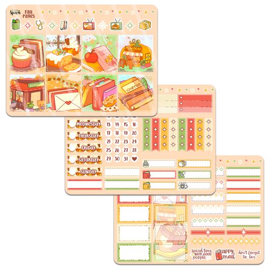 Fall Pages Sticker Kit