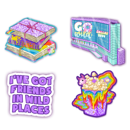 Vinyl Sticker Bundle // Painted Wild