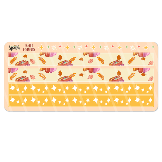 Fall Pages: sticker strips