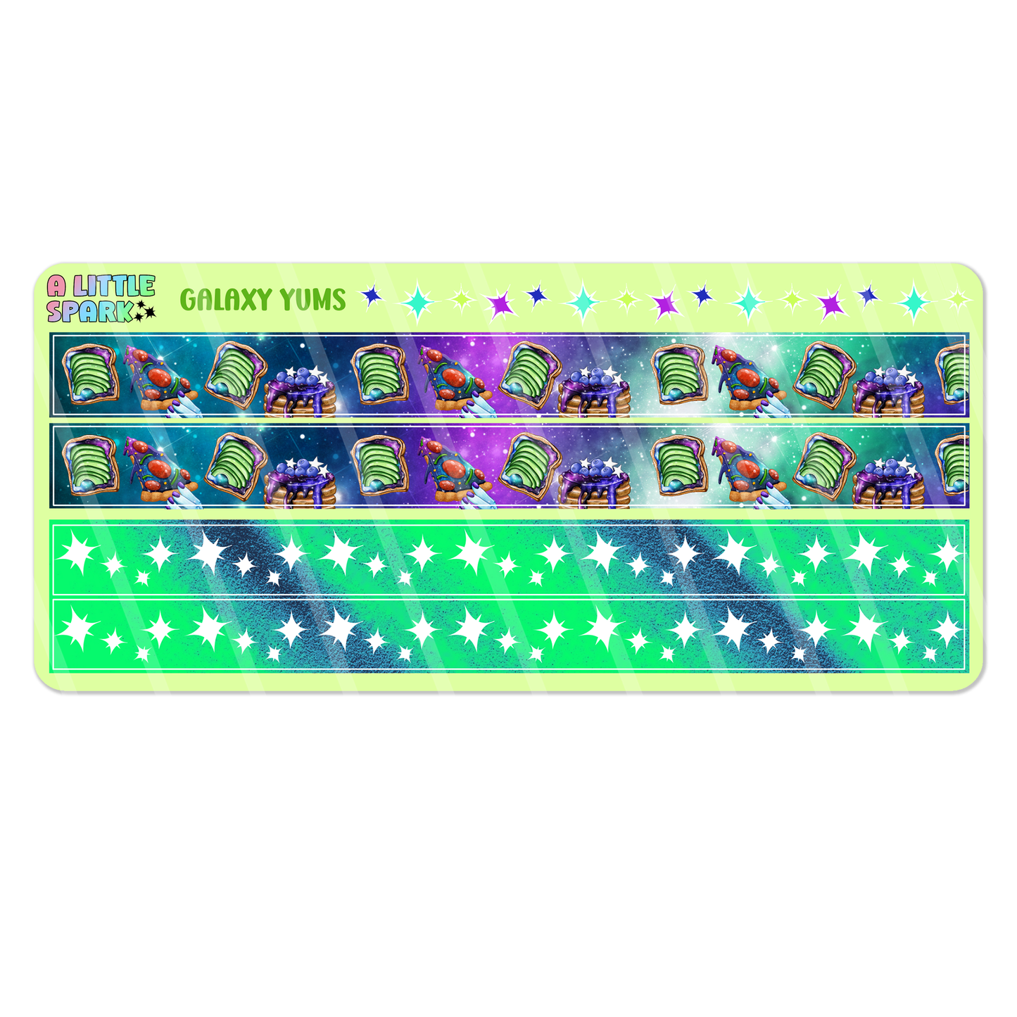 Galaxy Yums: sticker strips